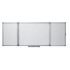 Nobo Classic Pizarra Magnetica Plegable de Esmalte - Medidas Cerrada 1200x900mm, Abierta 2400x900mm - Color Blanco