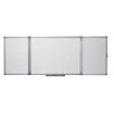 Nobo Classic Pizarra Magnetica Plegable de Esmalte - Medidas Cerrada 1200x900mm, Abierta 2400x900mm - Color Blanco