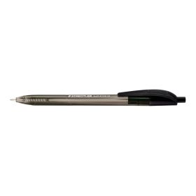 Staedtler 4230 M Boligrafo Retractil - Punta 1mm - Ancho de Linea Medio - Diseño Triangular - Color Negro