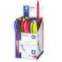 Staedtler Ball 4320 M Expositor con 50 Boligrafos Punta de Bola 1mm - Escritura Suave - Cuerpo Triangular - Colores Surtidos