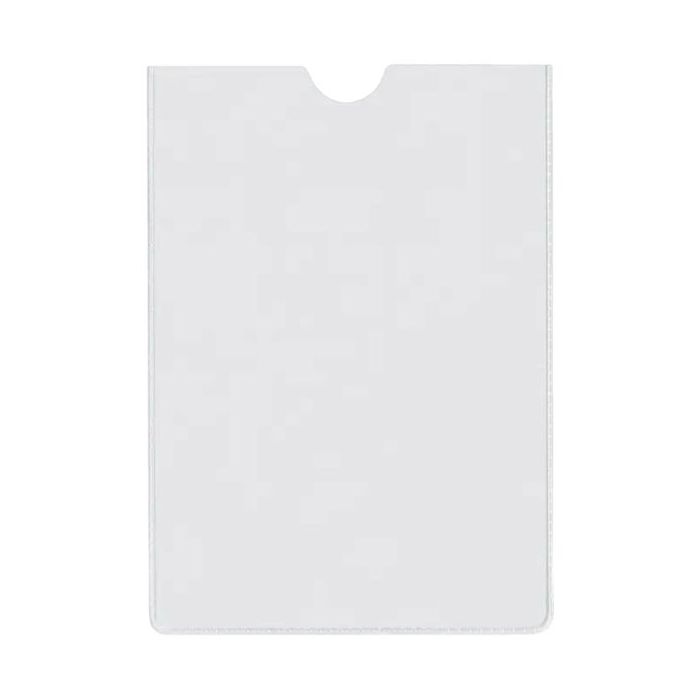 Esselte Pack de 100 Portacarnets Tamaño 78x114mm 75Q 140 micras - PVC Transparente Acabado Liso