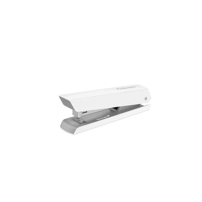 Fellowes LX820 Grapadora con Proteccion Microban - Hasta 20 Hojas - Visor de Grapas - Color Blanco