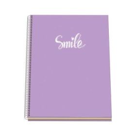 Dohe Serie Pastel Cuaderno con Espiral - Tamaño A4 de 100 Hojas 90gr - Hojas Microperforadas con 4 Taladros - Cuadricula 5mm - C