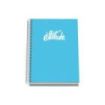 Dohe Serie Pastel Cuaderno con Espiral - Tamaño A5 de 100 Hojas 90gr - Hojas Microperforadas con 2 Taladros - Cuadricula 5mm - C