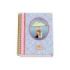 Dohe Santoro Poppi Loves Messenger Cuaderno Espiral Tapa Dura - Tamaño A5 de 100 Hojas 90gr - Hojas Microperforadas con 2 Taladr