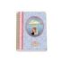 Dohe Santoro Poppi Loves Messenger Cuaderno Espiral Tapa Rigida - Tamaño A5 de 80 Hojas 90gr - Hojas con Cuadricula 4mm