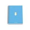 Dohe Santoro Felines Cuaderno Espiral Tapa Dura - Tamaño A5 de 100 Hojas 90gr - Hojas Microperforadas con 2 Taladros - Cuadricul