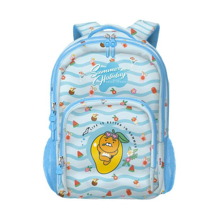Dohe Kakao Friends Summer Holiday Mochila Escolar Grande - 3 Compartimentos - Bolsillos Laterales - Tirantes Acolchados y Ajusta
