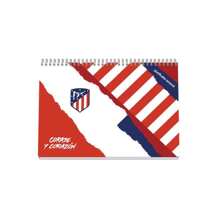 Dohe Atletico de Madrid Coraje y Corazon Planificador Perpetuo Espiral Wireo Tapa Semirigida - Encuadernacion Horizontal Tamaño