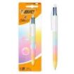 Bic 4 Colours Rainbow Sweet Boligrafo de Bola Retractil - Punta Media de 1.0mm - Tinta con Base de Aceite - Cuerpo en Varios Col