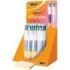 Bic 4 Colours Rainbow Expositor con 30 Boligrafos de Bola Retractil - Punta Media de 1.0mm - Tinta con Base de Aceite - Cuerpo e