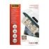 Fellowes Pack de 100 Fundas para Plastificar - Formato A4 - Reverso Adhesivo - Efecto Brillo - 125 micras - Transparente