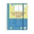 Finocam Organizacion Planificador de Clases sin Fechar en Catalan para Docentes - 1 Dia por Pagina - 230x310mm - Tapas de Polipr
