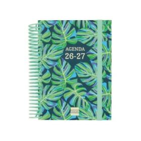 Finocam Diva Agenda Escolar 26/27 - 1 Dia por Pagina - Formato 8º - 120x164mm - Tapas de Carton Forrado - Papel de 80g/m2 - Espi