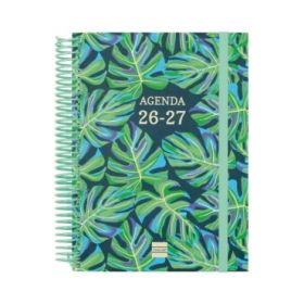 Finocam Diva Agenda Escolar 26/27 - 1 Dia por Pagina - Formato 4º - 155x212mm - Tapas de Carton Forrado - Papel de 80g/m2 - Espi