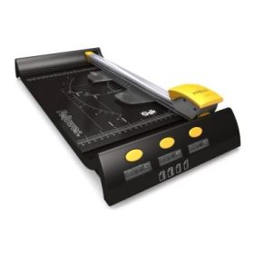 Fellowes Neutron Cizalla de Papel - Formato A4 - Cuchilla Retractil - Pinza - Guias de Corte - Capacidad de Corte hasta 10 Hojas