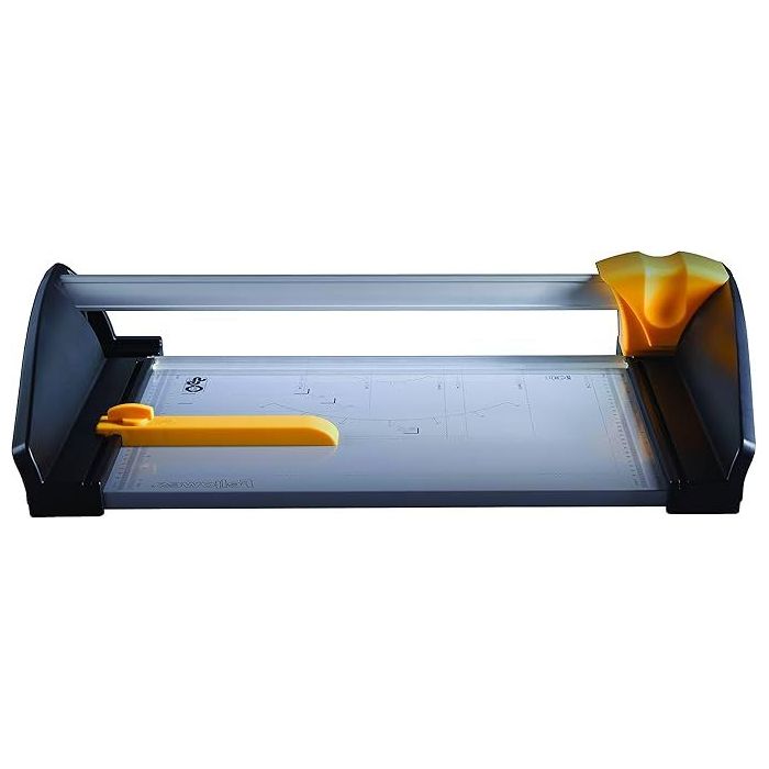 Fellowes Atom Cizalla de Papel - Formato A3 - Pinza - Antideslizante - Guias de Corte - Cuchilla Autoafilable - Capacidad de Cor