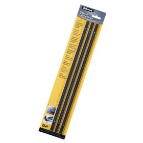 Fellowes Pack de 3 Bandas de Repuesto para Cizalla - Formato A4 - Reversibles - Cortables a Medida - Color Negro