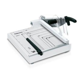 Fellowes Astro Guillotina de Papel - Formato A4 - Base Metalica - Protector Transparente - Corte Ajustable - Seguro Automatico -