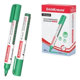 Erichkrause Liquid LW-600 Marcador de Pizarra Blanca - Tinta Liquida a Base de Alcohol - Punta en Forma de Bala - Ancho de Linea
