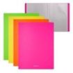 Erichkrause Carpetas con Fundas Matt Neon - 40 Fundas - Tamaño A4 - Surtido Colores (4 pcs en Bolsa) - Colores Surtidos