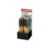 Stabilo Grow Expositor con 12 Boligrafos - Trazo 0.5mm - Agarre Ergonomico Fabricado en Bio-Plastico - Recargable - Madera Certi