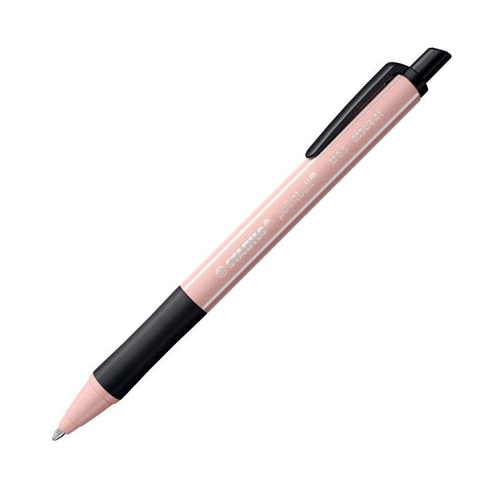 Stabilo Pointball Naturecolors Wildflower Boligrafo Retractil - Trazo 0.5mm - Hecho con 87% Bioplastico - Grip Antideslizante -