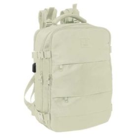 Safta Mochila de Cabina - Bolsillo para Portatil hasta 15.6  - Conector USB - 23.1L - Hombreras Ergonomicas - Portabotellas - Za