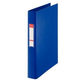 Esselte Carpeta de Anillas Formato Folio - 2 Anillas Mixtas de 25mm - Capacidad para 190 Hojas - Color Azul