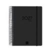 Finocam Ikon Agenda de Espiral Internacional - 16 Meses - 1 Dia por Pagina - Formato E10 - 155x212mm - Tapas de Polipropileno -