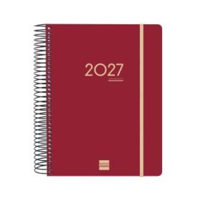 Finocam Ikon Agenda de Espiral Internacional - 16 Meses - 1 Dia por Pagina - Formato E10 - 155x212mm - Tapas de Polipropileno -