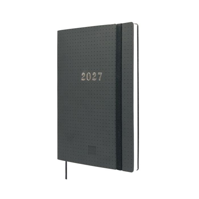 Finocam Dotted Agenda de Tapa Flexible Internacional - 16 Meses - Semana Vista Horizontal - Formato Y10 - 140x204mm - Papel de 8