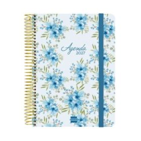 Finocam Cloe Agenda de Espiral - 16 Meses - Semana Vista Horizontal - Formato E10 - 155x212mm - Tapa Dura - Papel de 100g/m2 - C