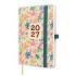 Finocam Capri Agenda de Tapa Blanda - 16 Meses - Semana Vista Horizontal - Formato F4 - 118x168mm - Papel de 80g/m2 - Bolsillo I