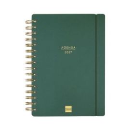 Finocam Haiku Agenda de Espiral - 16 Meses - Semana Vista Horizontal - Formato E10 - 155x212mm - Tapa Dura - Papel de 95g/m2 - C
