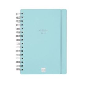 Finocam Haiku Agenda de Espiral - 16 Meses - Semana Vista Horizontal - Formato E10 - 155x212mm - Tapa Dura - Papel de 95g/m2 - C