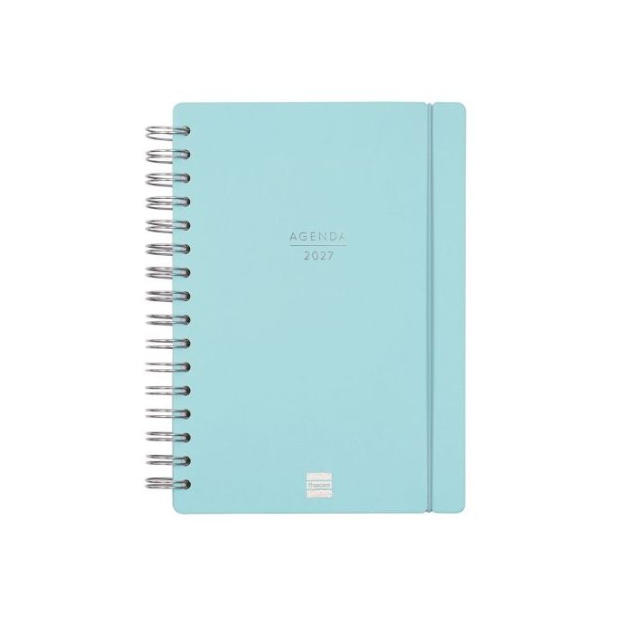 Finocam Haiku Agenda de Espiral - 16 Meses - Semana Vista Horizontal - Formato E10 - 155x212mm - Tapa Dura - Papel de 95g/m2 - C