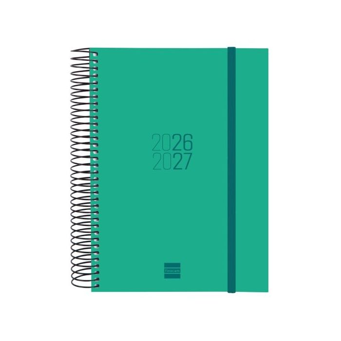 Finocam Espir Agenda Escolar 26/27 en Catalan - 1 Dia por Pagina - Formato E10 - 155x212mm - Tapas de Polipropileno - Papel de 7