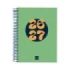 Finocam Cool Agenda Escolar 26/27 - 1 Dia por Pagina - Formato 4º - 155x212mm - Tapas de Carton Forrado - Papel de 80g/m2 - Espi