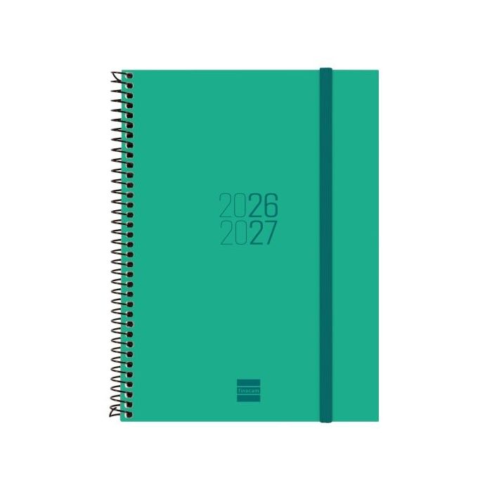 Finocam Espir Agenda Escolar 26/27 - Semana Vista Horizontal - Formato E10 - 155x212mm - Tapas de Polipropileno - Papel de 80g/m