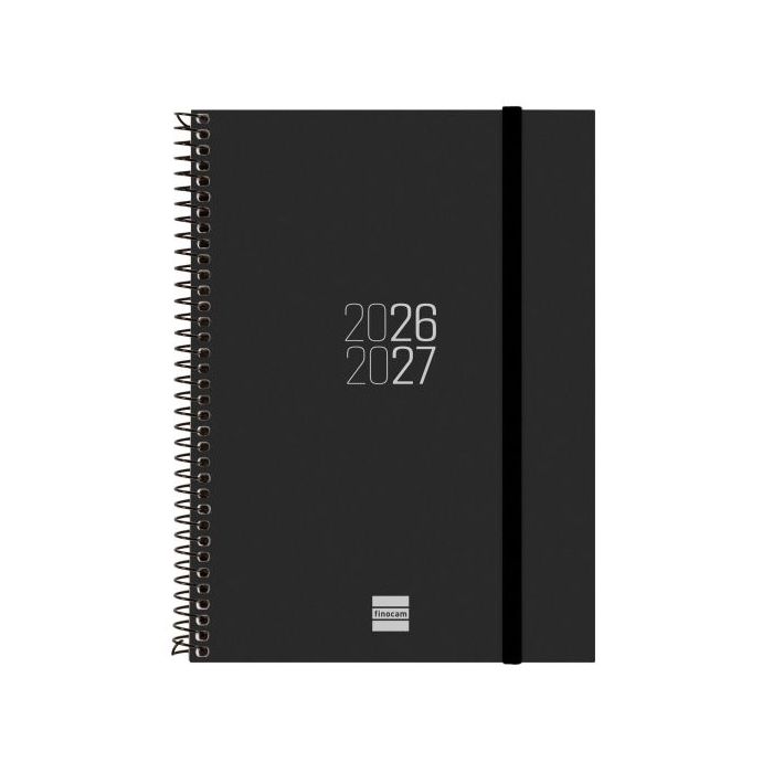 Finocam Espir Agenda Escolar 26/27 - Semana Vista Horizontal - Formato E10 - 155x212mm - Tapas de Polipropileno - Papel de 80g/m