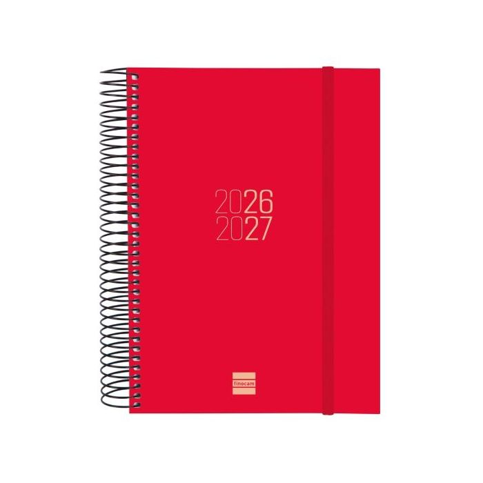 Finocam Espir Agenda Escolar 26/27 en Catalan - 1 Dia por Pagina - Formato E10 - 155x212mm - Tapas de Polipropileno - Papel de 7