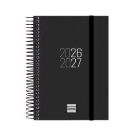 Finocam Espir Agenda Escolar 26/27 - 1 Dia por Pagina - Formato E8 - 120x171mm - Tapas de Polipropileno - Papel de 70g/m2 - Espi