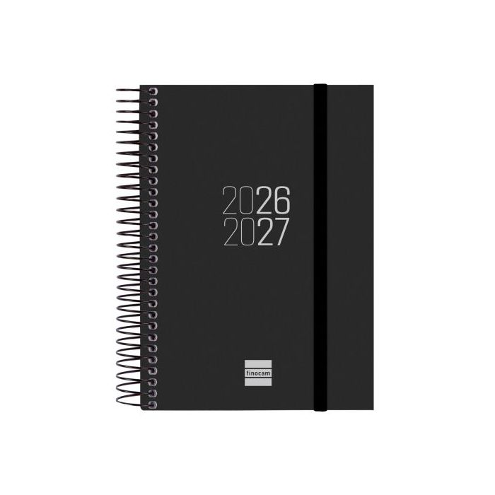 Finocam Espir Agenda Escolar 26/27 - 1 Dia por Pagina - Formato E8 - 120x171mm - Tapas de Polipropileno - Papel de 70g/m2 - Espi
