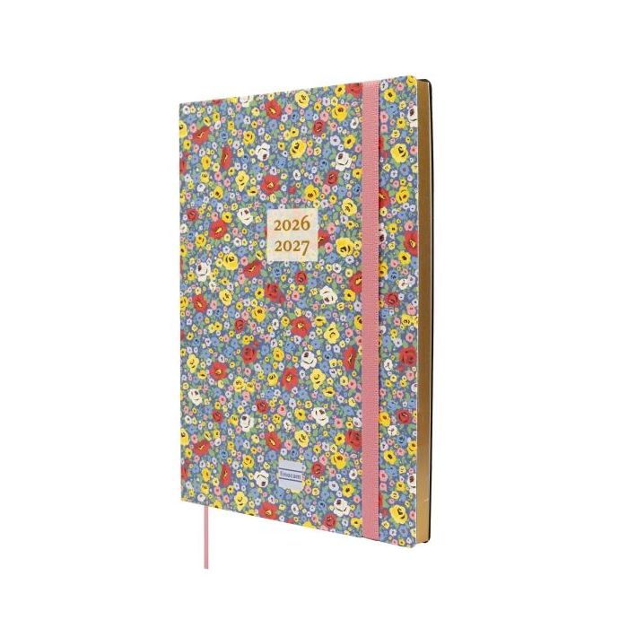 Finocam Mara Agenda de Tapa Flexible Internacional - 18 Meses - Semana Vista Vertical - Formato Y10 - 140x204mm - Papel de 80g/m