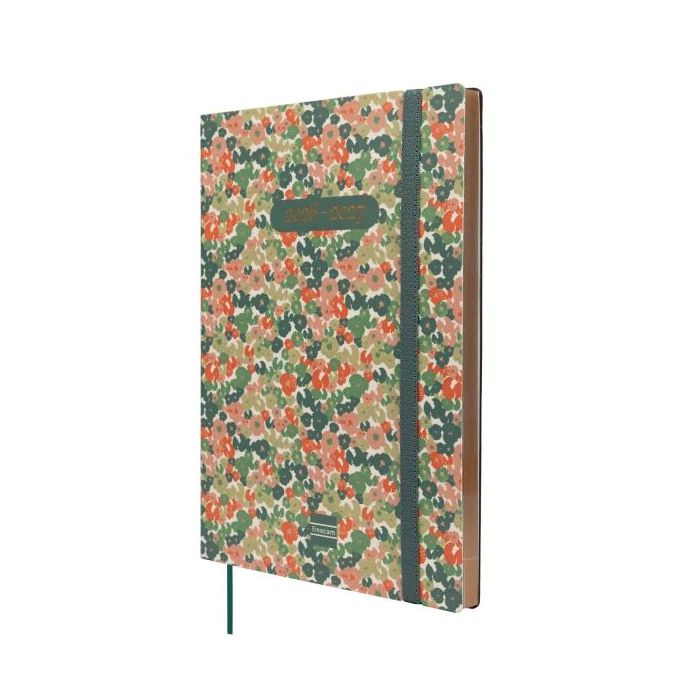 Finocam Mara Agenda de Tapa Flexible Internacional - 18 Meses - Semana Vista Vertical - Formato Y10 - 140x204mm - Papel de 80g/m