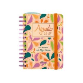 Finocam Talkual Agenda Escolar 26/27 - Semana Vista Horizontal - Formato 8º - 120x169mm - Tapa Dura - Papel de 100g/m2 - Espiral