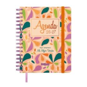 Finocam Talkual Agenda Escolar 26/27 - 1 Dia por Pagina - Formato 4º - 155x217mm - Tapa Dura - Papel de 80g/m2 - Espiral Metalic
