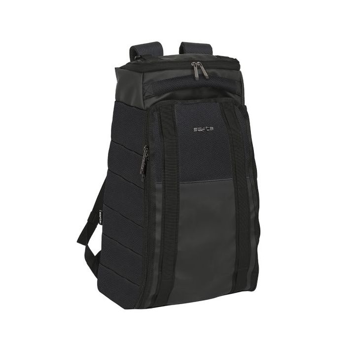 Safta Business Mochila de Viaje - Doble Cremallera - Bolsillos Laterales de Red - Bolsillo Trasero - Hombreras Acolchadas - Espa