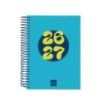 Finocam Cool Agenda Escolar 26/27 - 1 Dia por Pagina - Formato 8º - 120x164mm - Tapas de Carton Forrado - Papel de 80g/m2 - Espi